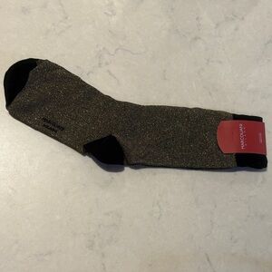 Black and Gold Men's Dress Socks